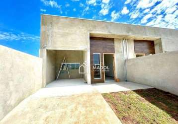 Casa com 3 dormitórios à venda, 72 m² por r$ 279.000 - cará-cará - ponta grossa/pr
