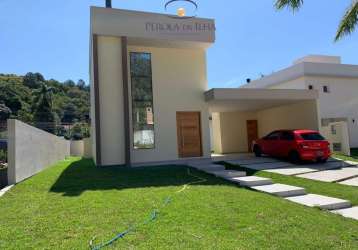 Casa em condomínio fechado com 3 quartos à venda na rua leonel pereira, 2023, cachoeira do bom jesus, florianópolis, 172 m2 por r$ 1.350.000