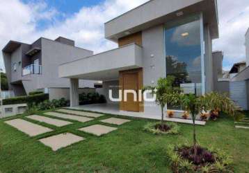 Casa com 3 dormitórios à venda, 170 m² por r$ 1.350.000,00 - loteamento residencial e comercial villa d'aquila - piracicaba/sp