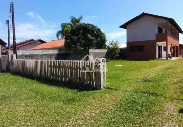 Edificação de um sobrado de alvenaria no balneário  rainha do mar