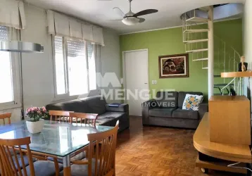 Cobertura com 3 quartos à venda na rua eliziário goulart da silva, 59, cristo redentor, porto alegre por r$ 450.000