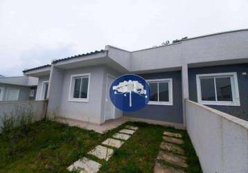 Casa com 2 dormitórios à venda, 56 m² por r$ 260.000,00 - costeira - araucária/pr