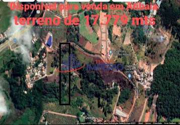 Terreno à venda na estrada estadual arão sahm, 1, atibaia belvedere, atibaia, 17779 m2 por r$ 2.700.000