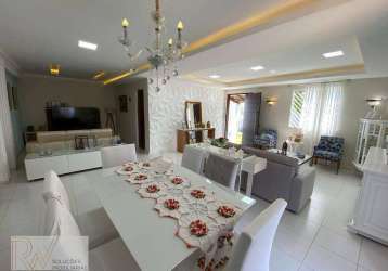Casa com 4 dormitórios à venda, 406 m² por r$ 2.350.000,00  - abrantes (camaçari)/ba