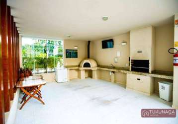 Apartamento com 2 dormitórios para alugar, 66 m² por r$ 3.239,00/mês - vila rosália - guarulhos/sp