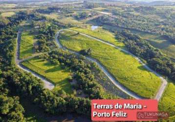 Terreno à venda, 1000 m² por r$ 260.000,00 - tupinamba - porto feliz/sp