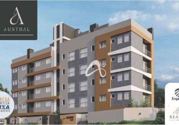 Apartamento com 2 dormitórios à venda, 54 m² por r$ 369.990 - hauer - curitiba/pr