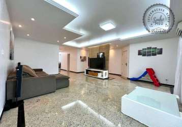 Cobertura com 3 dormitórios à venda, 380 m² por r$ 2.700.000,00 - canto do forte - praia grande/sp