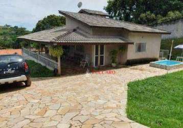 Chácara com 4 dormitórios à venda, 1000 m² por r$ 694.999,99 - jardim estância brasil - atibaia/sp