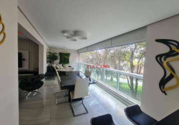 Apartamento, 168 m² - venda por r$ 1.850.000,00 ou aluguel por r$ 12.939,82/mês - jardim santa mena - guarulhos/sp