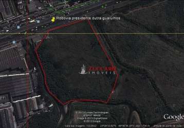 Área à venda, 58000 m² por r$ 84.100.000,00 - parque cecap - guarulhos/sp