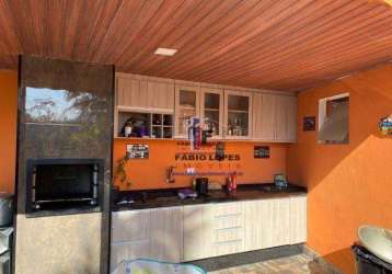 Casa com 3 dormitórios à venda por r$ 900.000 - jardim clube de campo - santo andré/sp