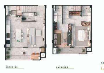 Apartamento garden à venda, 69 m² por r$ 1.152.599,00 - barigui - curitiba/pr
