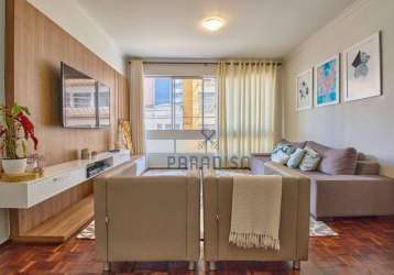 Apartamento com 3 dormitórios à venda, 123 m² por r$ 425.000,00 - centro - curitiba/pr
