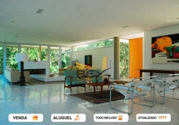 Casa com 4 dormitórios para alugar, 900 m² por r$ 75.000,00/mês - residencial tamboré - barueri/sp