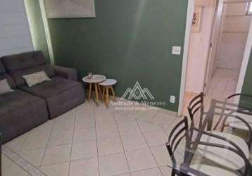 Apartamento com 1 dormitório para alugar, 42 m² por r$ 1.946,04/mês - vila ana maria - ribeirão preto/sp