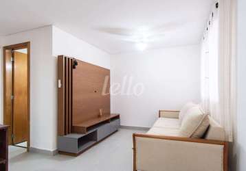 Apartamento com 1 quarto para alugar na av. avenida montemagno, --, chácara mafalda, são paulo, 37 m2 por r$ 2.000
