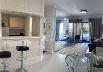 Apartamento com 1 quarto para alugar na rua pedroso alvarenga, --, itaim bibi, são paulo, 45 m2 por r$ 4.520