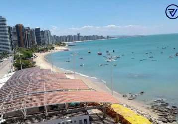 Flat com 1 quarto à venda na avenida beira mar, 4753, mucuripe, fortaleza, 58 m2 por r$ 550.000