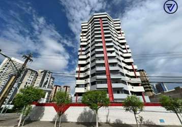 Apartamento com 4 quartos à venda na avenida santos dumont, 7007, papicu, fortaleza, 155 m2 por r$ 480.000