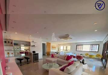 Apartamento com 4 quartos à venda na rua tibúrcio cavalcante, 700, meireles, fortaleza, 297 m2 por r$ 2.390.000