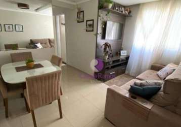 Apartamento com 2 dormitórios à venda, 45 m² por r$ 245.000 - vila são carlos - itaquaquecetuba/sp