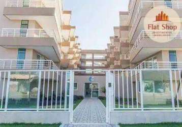 Apartamento à venda com 1 dormitório, 53 m² por r$ 320.000 - cumbuco - caucaia/ce