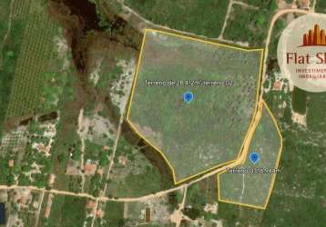 Terreno à venda em lagoinha, 47.900 m² por r$ 1.200.000 - lagoinha - paraipaba/ce