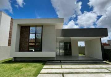 Casa em condomínio fechado com 3 quartos à venda na estrada da cascalheira, s/n, limoeiro, camaçari, 292 m2 por r$ 740.000