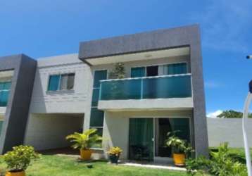 Casa em condomínio fechado com 3 quartos à venda na rua vila praiana, 1, ipitanga, lauro de freitas, 123 m2 por r$ 780.000