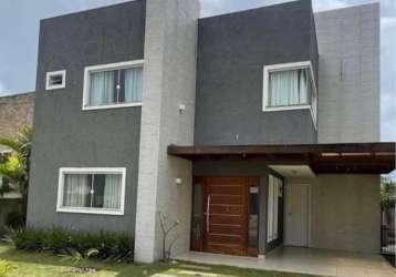 Casa em condomínio fechado com 3 quartos para alugar na rua caraíva, alphaville, camaçari, 192 m2 por r$ 8.000