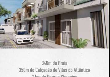 Casa em condomínio fechado com 3 quartos à venda na rua vila praiana, ipitanga, lauro de freitas, 90 m2 por r$ 480.000