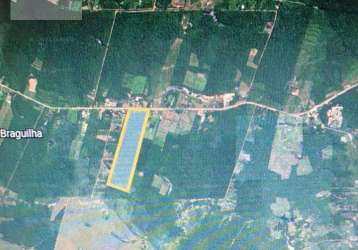 Terreno à venda, 470000 m² por r$ 1.300.000,00 - zona rural - manacapuru/am