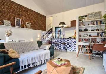 Casa em condomínio fechado com 3 quartos à venda na rua doutor satamini, tijuca, rio de janeiro, 115 m2 por r$ 1.260.000