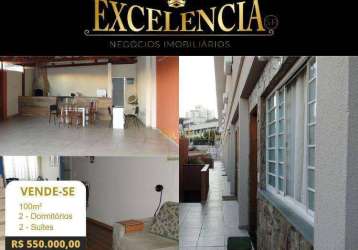 Casa com 2 dormitórios à venda, 100 m² por r$ 550.000,00 - lauzane paulista - são paulo/sp