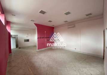 Salão para alugar, 237 m² por r$ 8.370,00/mês - vila alpina - santo andré/sp