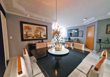 Apartamento com 3 dormitórios à venda, 140 m² por r$ 1.250.000,00 - vila assunção - santo andré/sp