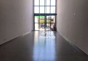 Salão para alugar, 220 m² por r$ 13.062/mês - vila assunção - santo andré/sp