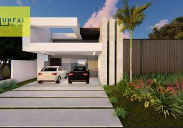 Casa com 4 suítes à venda, 278 m² por r$ 2.390.000 - alphaville nova esplanada 3 - votorantim/sp