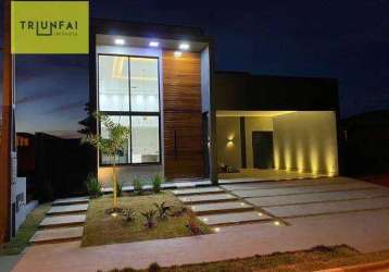 Casa com 3 dormitórios à venda, 232 m² por r$ 1.390.000 - residencial esplanada de tatuí - tatuí/sp