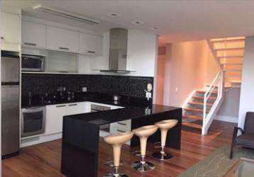 Loft com 2 quartos para alugar na rua deputado laercio corte, panamby, são paulo, 110 m2 por r$ 6.560