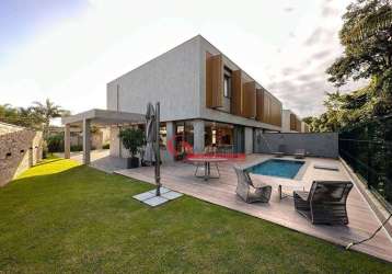 Casa com 4 dormitórios à venda, 404 m² por r$ 7.200.000,00 - riviera módulo 12 - bertioga/sp