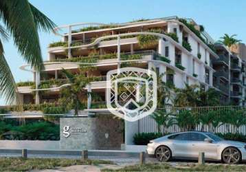 Apartamento garden com 3 dormitórios à venda, 176 m² por r$ 1.545.098,00 - praia formosa - cabedelo/pb