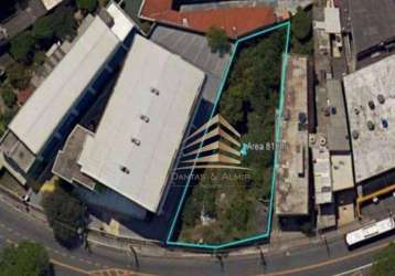 Terreno à venda, 818 m² por r$ 3.396.000,00 - limão - são paulo/sp
