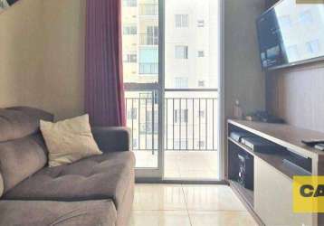 Apartamento com 2 dormitórios à venda, 49 m² por r$ 325.000,01 - jardim monte líbano - santo andré/sp
