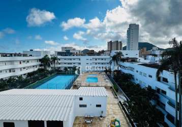 Cobertura duplex com 3 dormitórios, 160 m² - venda por r$ 800.000 ou aluguel por r$ 5.580/mês - praia da enseada - guarujá/sp