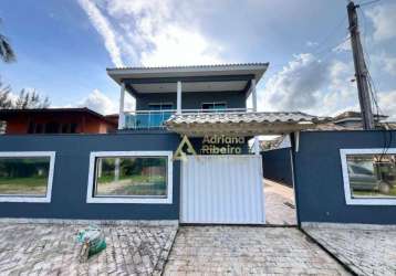 Casa com 4 dormitórios à venda, 180 m² por r$ 500.000 - verão vermelho (tamoios) - cabo frio/rj