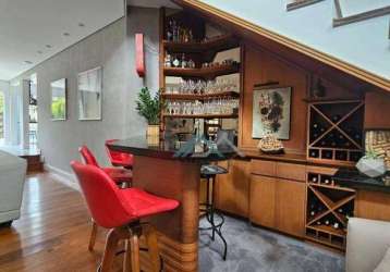 Casa com 3 suítes para alugar, 380 m² por r$ 16.600/mês - alphaville 06 - santana de parnaíba/sp