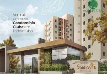 Apartamento com 2 dormitórios à venda, 49 m² por r$ 265.000,00 - jardim regina - indaiatuba/sp