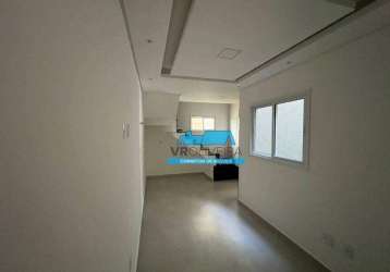 Cobertura com 2 dormitórios à venda, 40 m² por r$ 370.000,00 - utinga - santo andré/sp